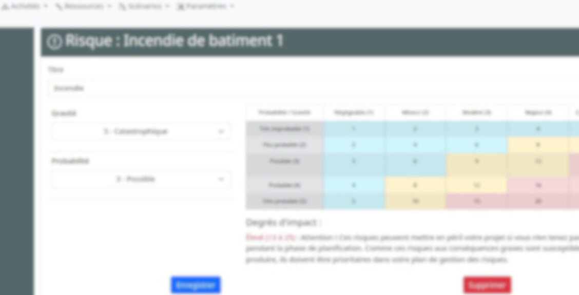 Ecrans et fonctionnalités